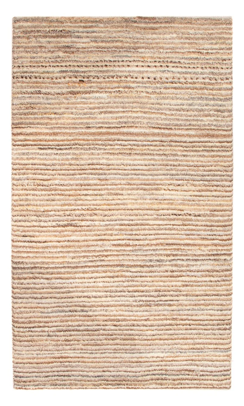 Gabbeh Persisch Teppich 60x94cm - Perserteppich Wollteppich - hellbeige