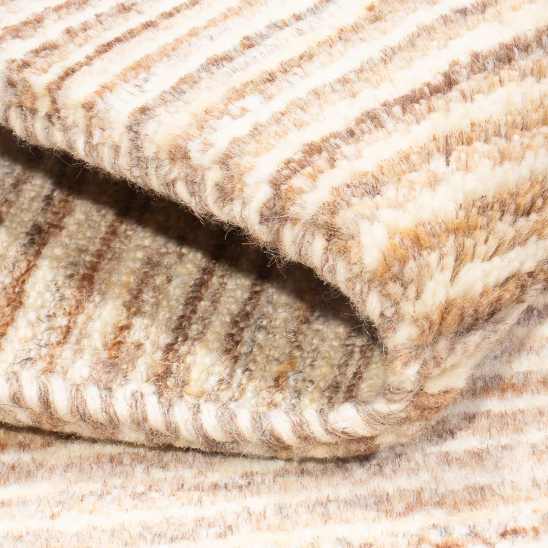 Gabbeh Persisch Teppich 60x94cm - Perserteppich Wollteppich - hellbeige
