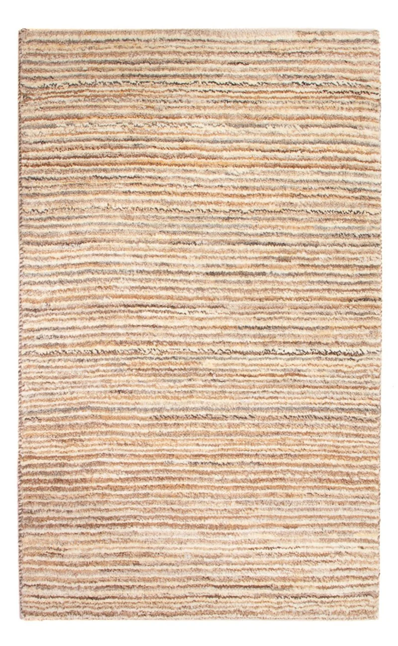 Gabbeh Persisch Teppich 60x92cm - Perserteppich Wollteppich - hellbeige