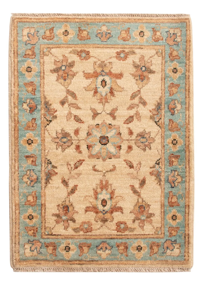 Ziegler Teppich 51x70cm - Orientteppich - beige