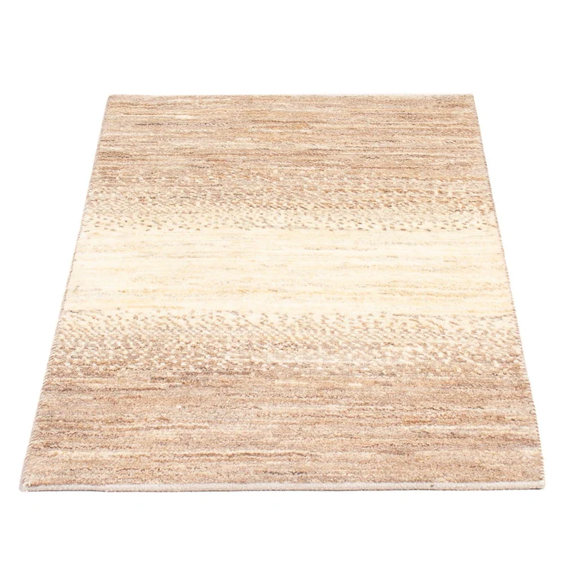 Gabbeh Persisch Teppich 58x93cm - Perserteppich Wollteppich - hellbeige