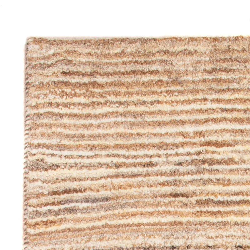Gabbeh Persisch Teppich 58x93cm - Perserteppich Wollteppich - hellbeige