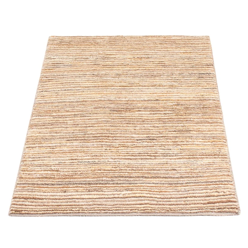 Gabbeh Persisch Teppich 58x93cm - Perserteppich Wollteppich - hellbeige