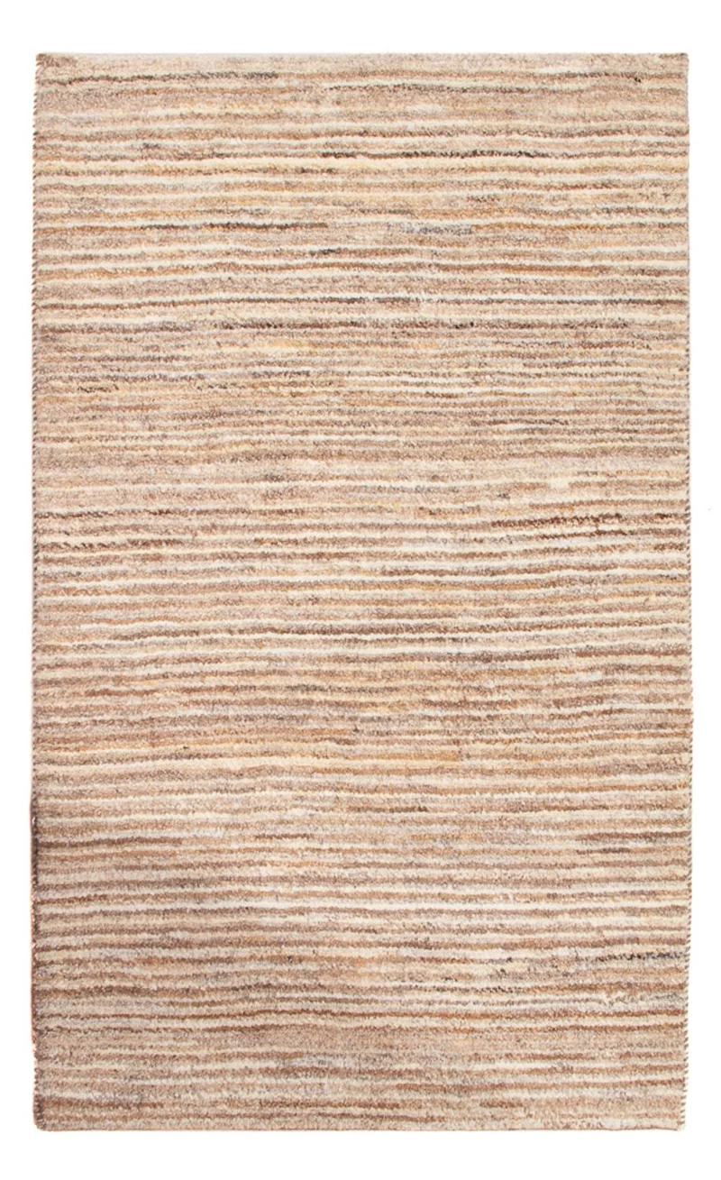 Gabbeh Persisch Teppich 61x92cm - Perserteppich Wollteppich - hellbeige