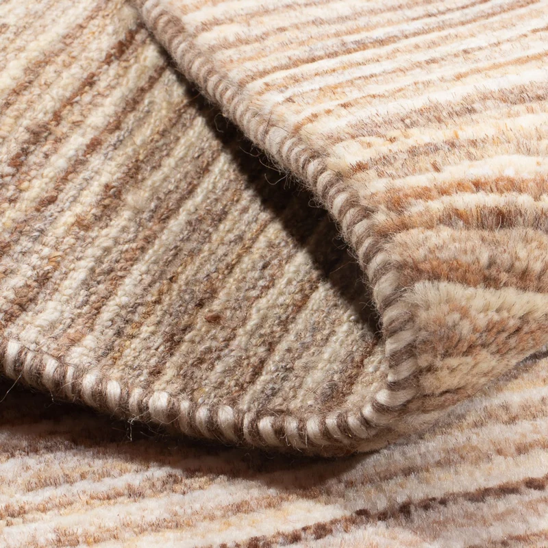Gabbeh Persisch Teppich 61x92cm - Perserteppich Wollteppich - hellbeige