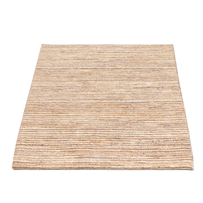 Gabbeh Persisch Teppich 61x92cm - Perserteppich Wollteppich - hellbeige