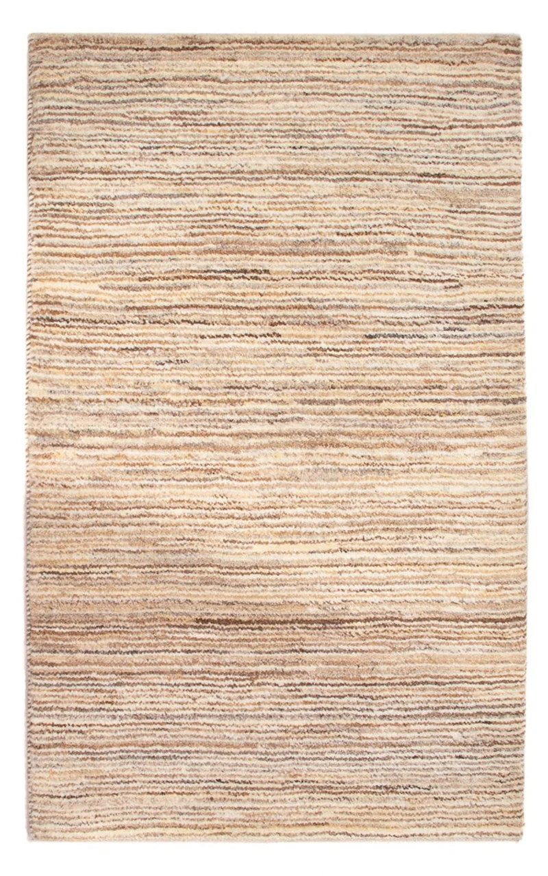 Gabbeh Persisch Teppich 61x96cm - Perserteppich Wollteppich - hellbeige
