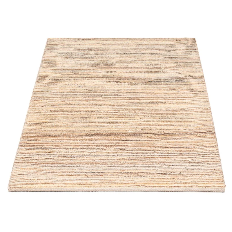 Gabbeh Persisch Teppich 61x96cm - Perserteppich Wollteppich - hellbeige