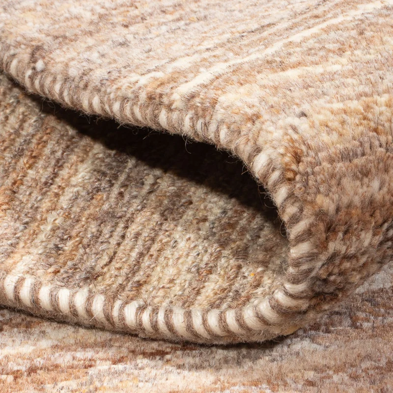 Gabbeh Persisch Teppich 60x96cm - Perserteppich Wollteppich - hellbraun