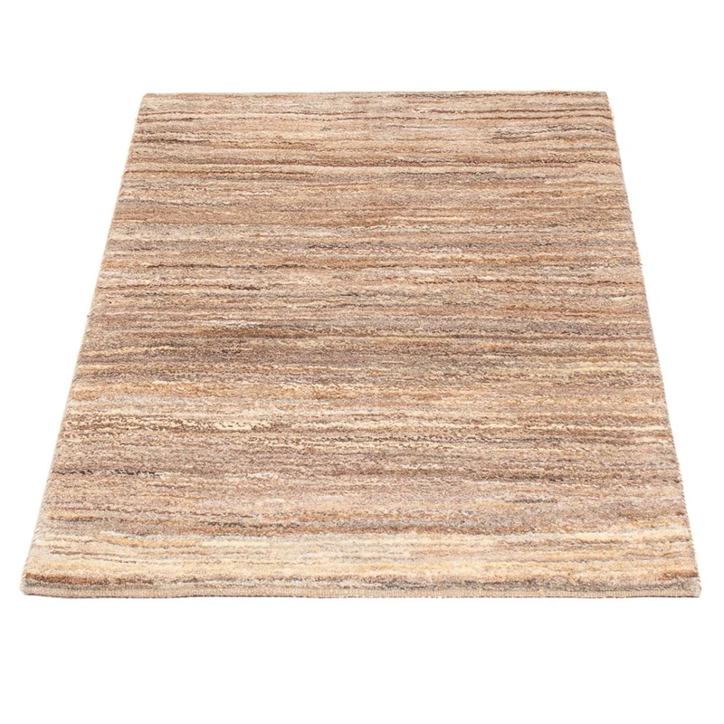 Gabbeh Persisch Teppich 60x96cm - Perserteppich Wollteppich - hellbraun