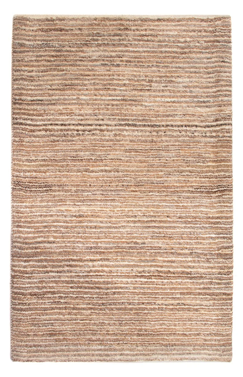 Gabbeh Persisch Teppich 62x92cm - Perserteppich Wollteppich - braun