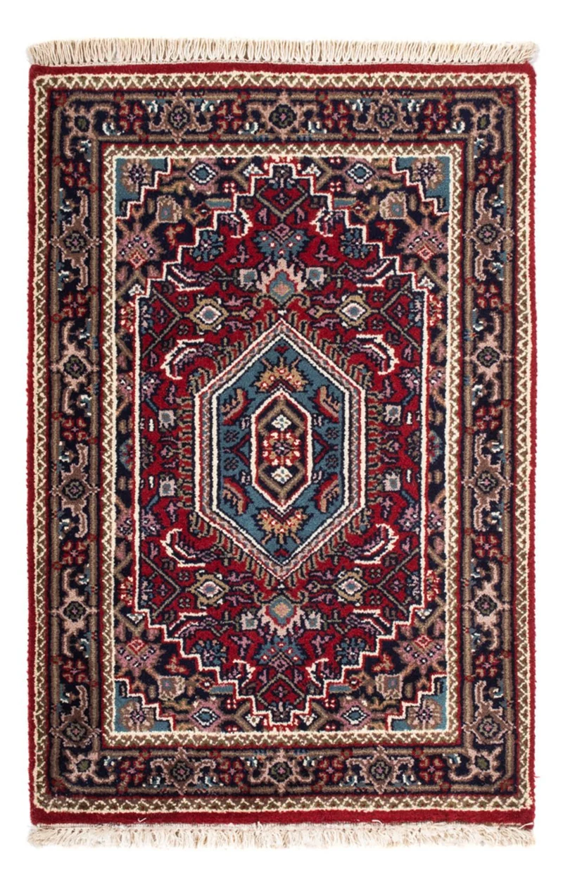 Indo Bidjar Teppich 60x90cm - Orientteppich - rot