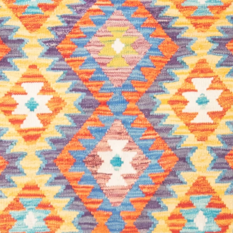 Kelim Maimene Teppich 102x155cm - mehrfarbig