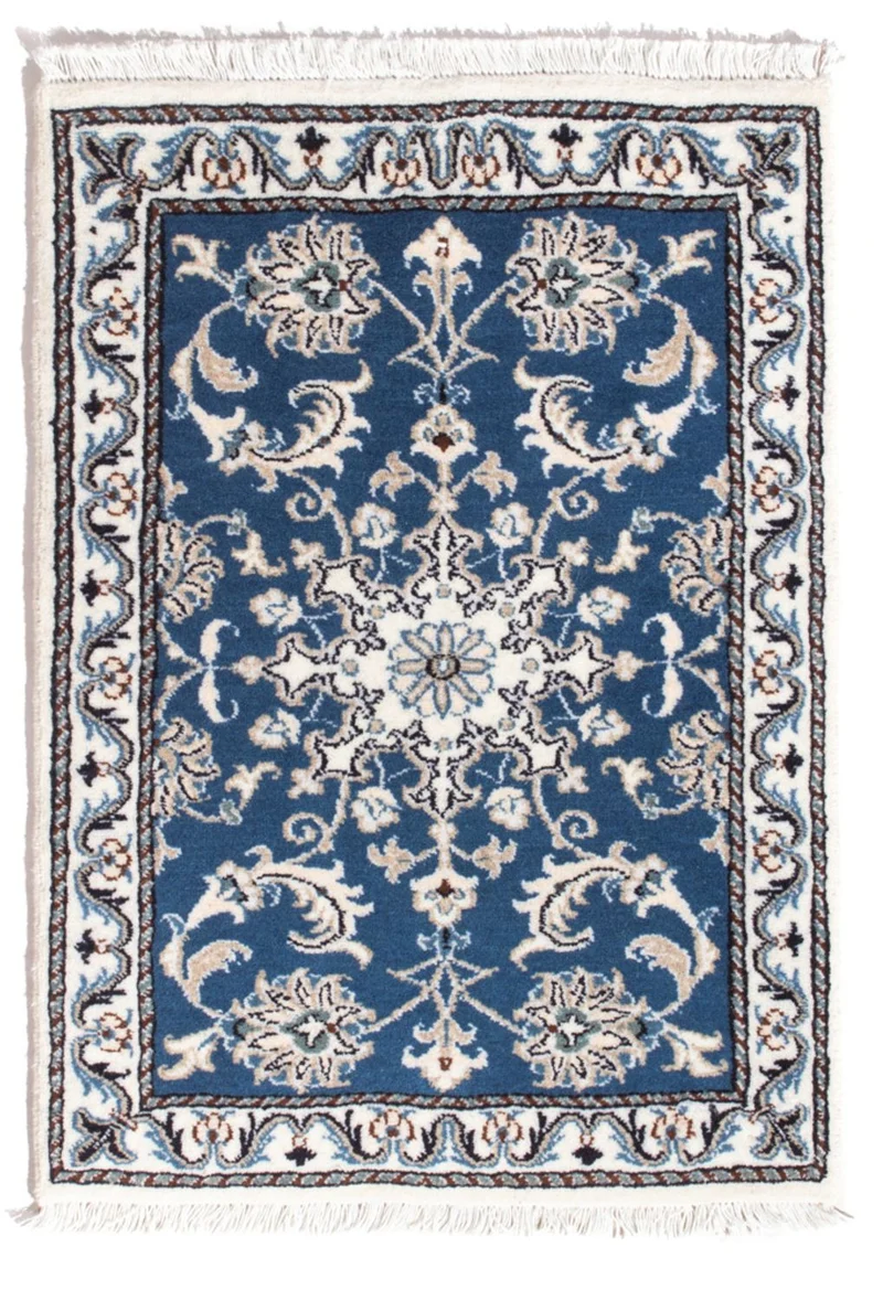 Nain - 12La Teppich 60x90cm - Perserteppich - blau