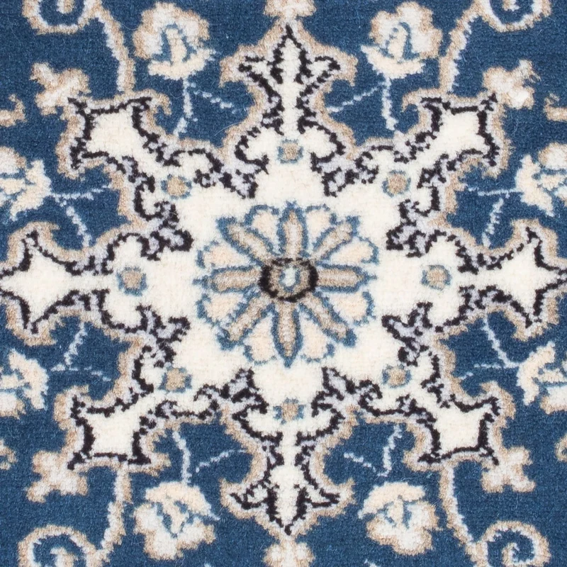 Nain - 12La Teppich 60x90cm - Perserteppich - blau