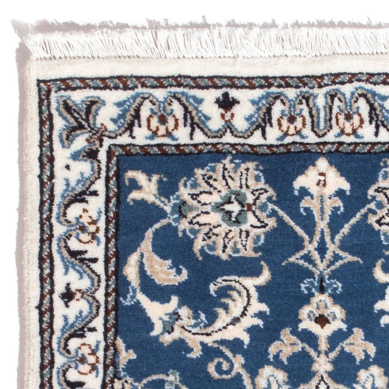 Nain - 12La Teppich 60x90cm - Perserteppich - blau