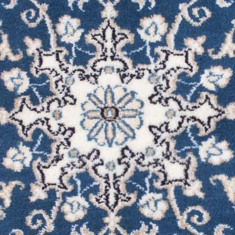 Nain - 12La Teppich 60x90cm - Perserteppich - blau
