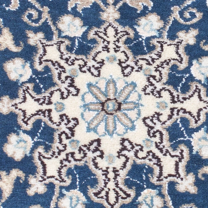 Nain - 12La Teppich 60x90cm - Perserteppich - blau