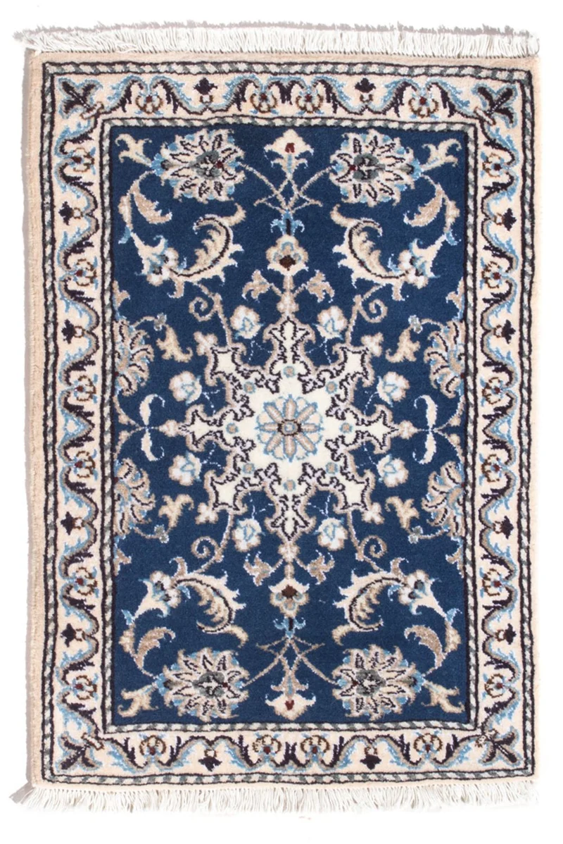 Nain - 12La Teppich 60x90cm - Perserteppich - blau