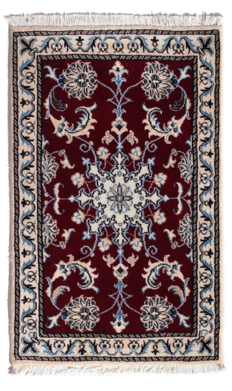 Nain - 12La Teppich 60x90cm - Perserteppich - rot