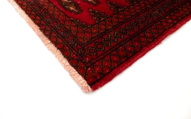 Turkaman Teppich 60x130cm - Orientteppich - rot