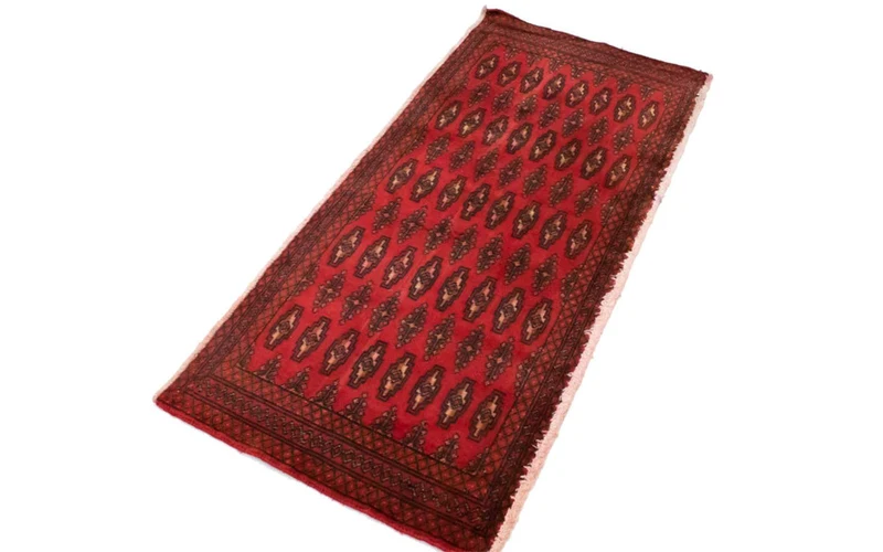 Turkaman Teppich 60x130cm - Orientteppich - rot