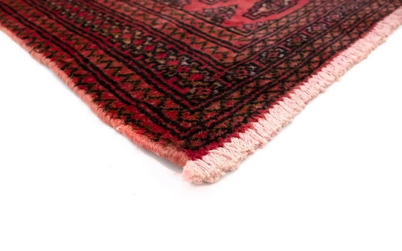Turkaman Teppich 60x130cm - Orientteppich - rot