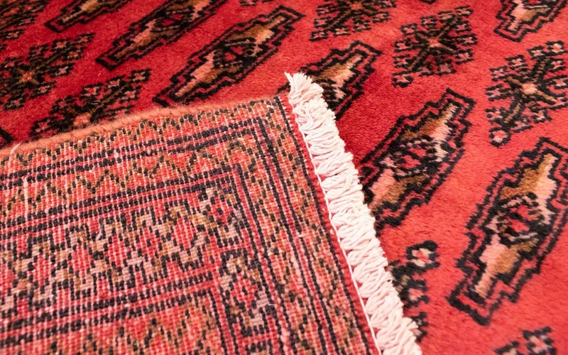 Turkaman Teppich 60x130cm - Orientteppich - rot