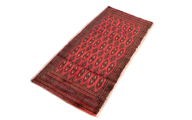 Turkaman Teppich 60x130cm - Orientteppich - rot