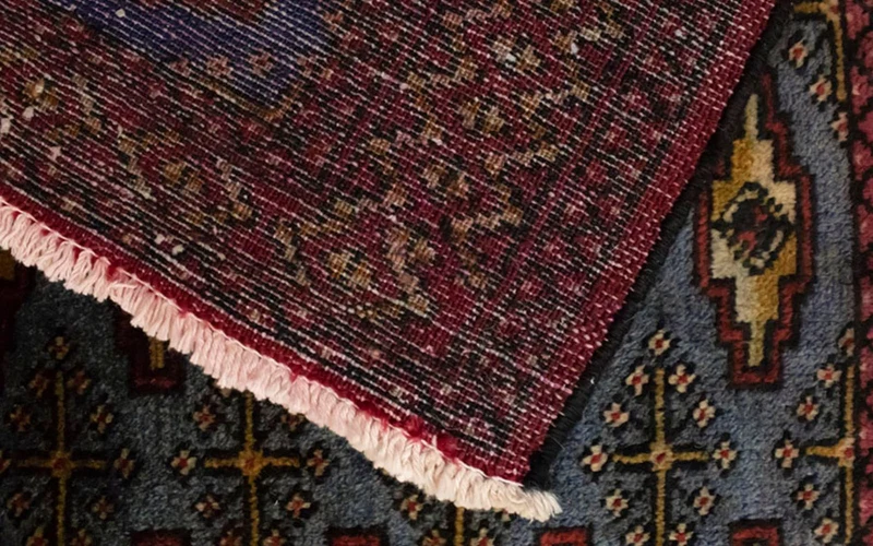 Turkaman Teppich 60x130cm - Orientteppich - blau