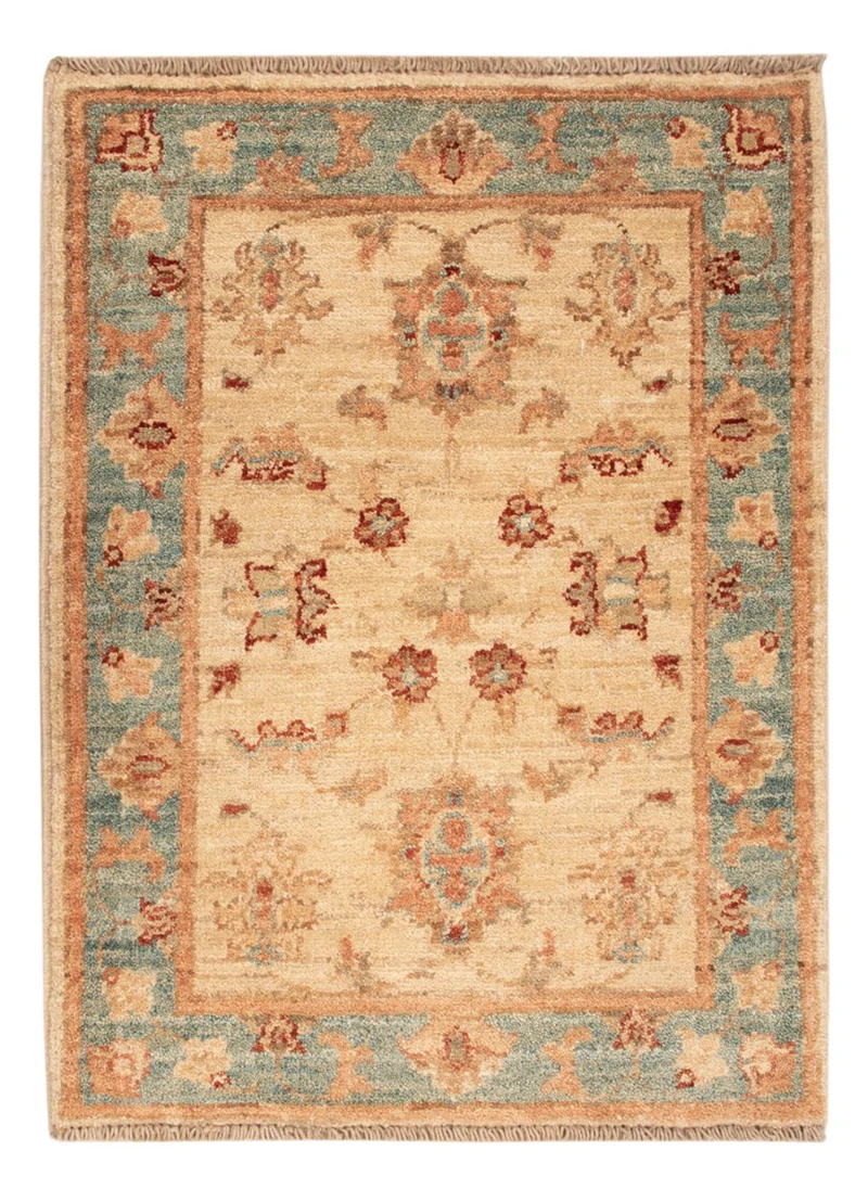 Ziegler Teppich 53x69cm - Orientteppich - beige