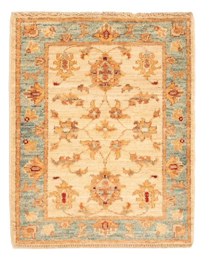 Ziegler Teppich 51x67cm - Orientteppich - beige