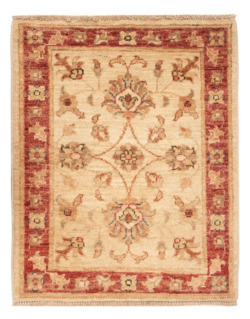 Ziegler Teppich 52x67cm - Orientteppich - beige