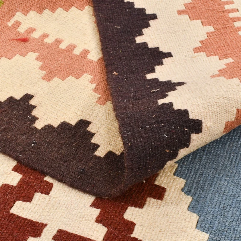 Kelim Fars Teppich 107x150cm - mehrfarbig