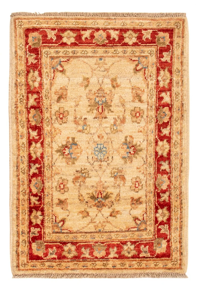 Ziegler Teppich 52x72cm - Orientteppich - beige