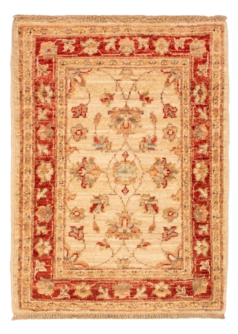 Ziegler Teppich 51x69cm - Orientteppich - beige