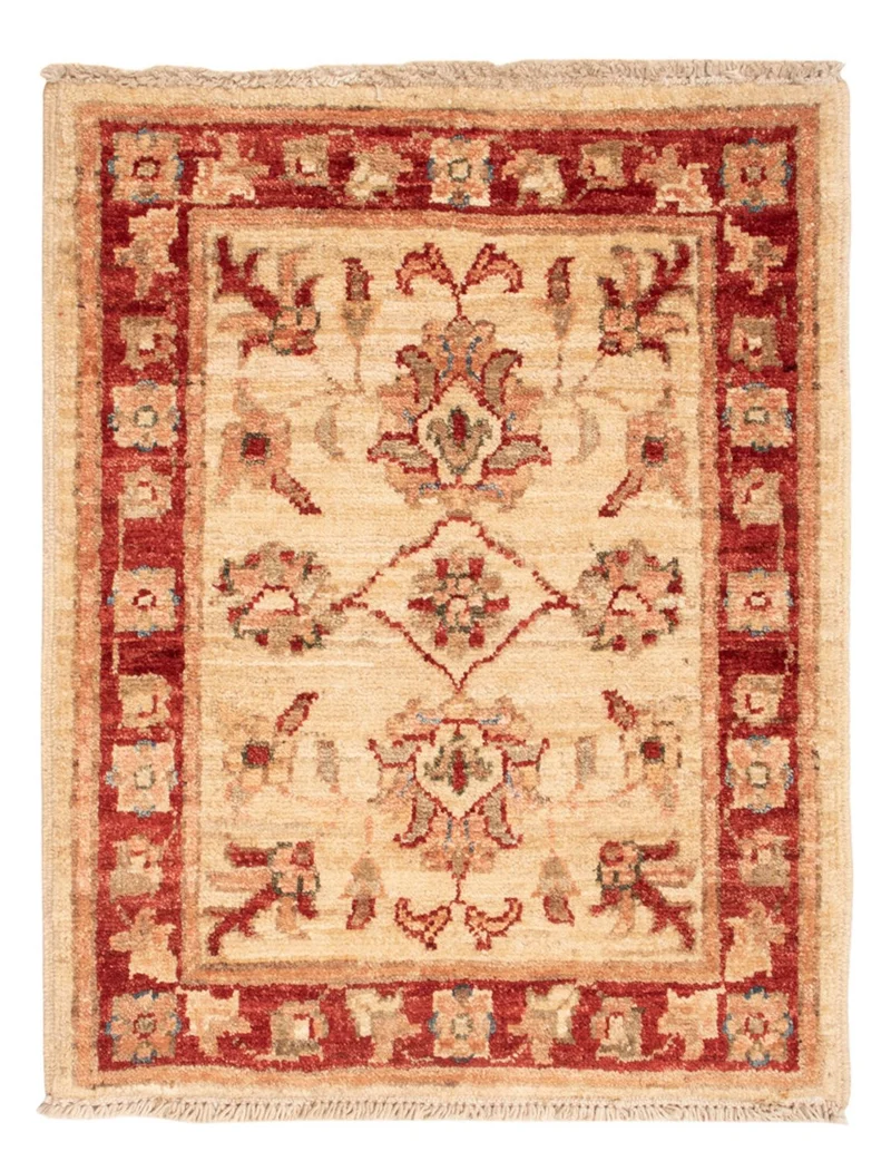Ziegler Teppich 52x66cm - Orientteppich - beige