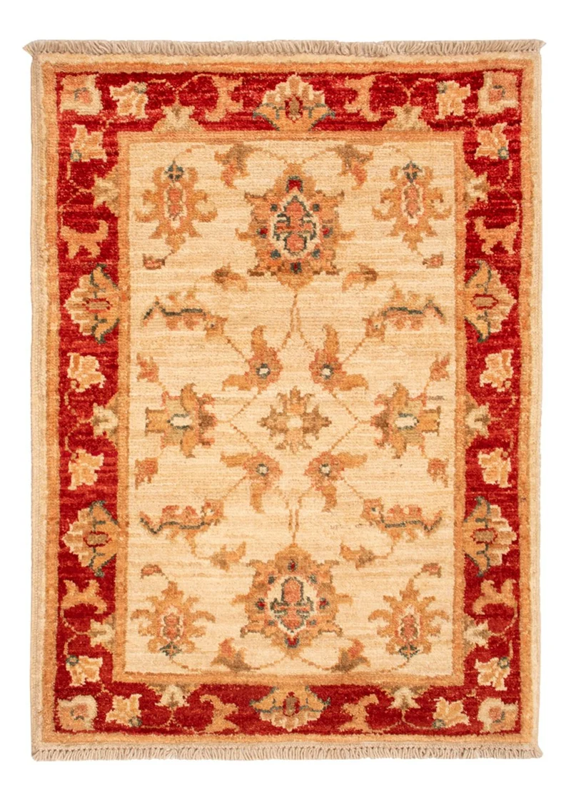 Ziegler Teppich 51x72cm - Orientteppich - beige