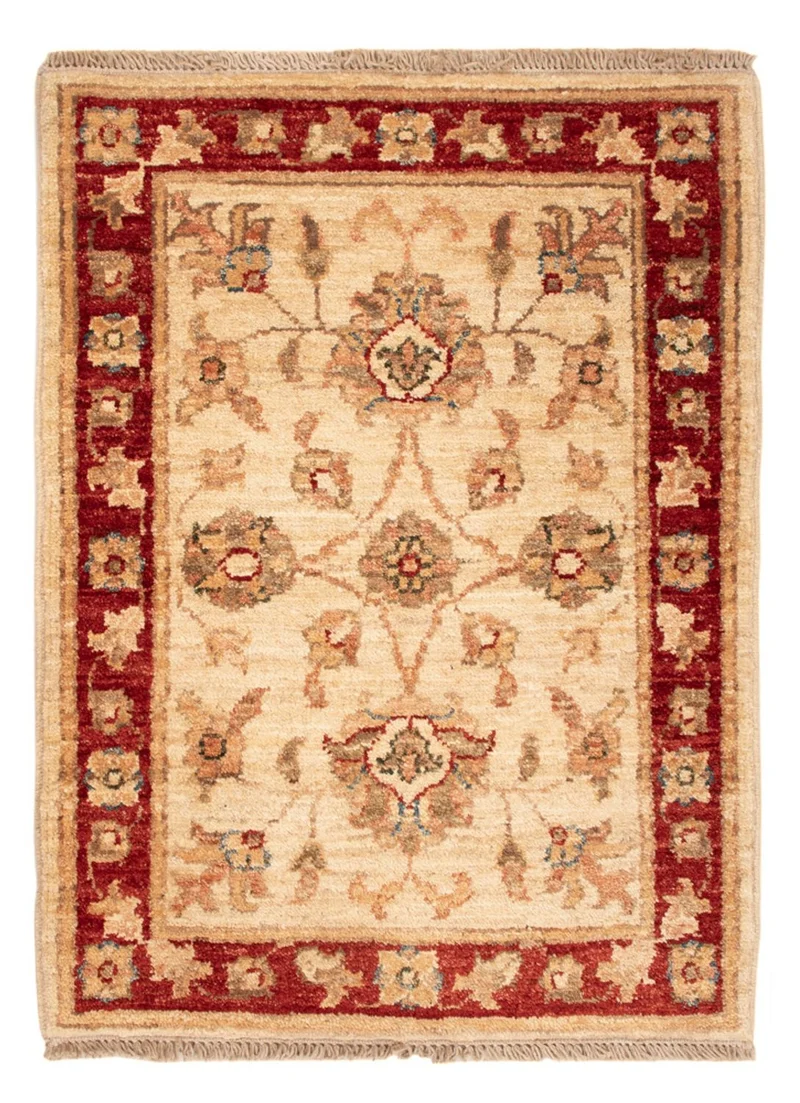 Ziegler Teppich 52x69cm - Orientteppich - beige