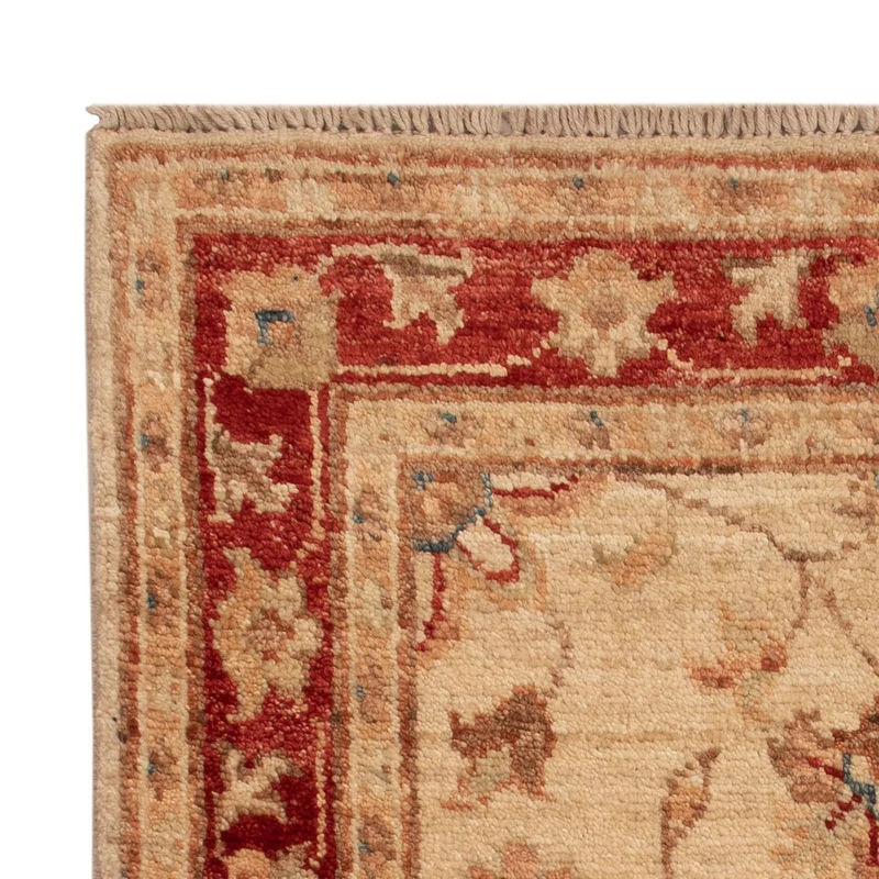 Ziegler Teppich 51x70cm - Orientteppich - beige
