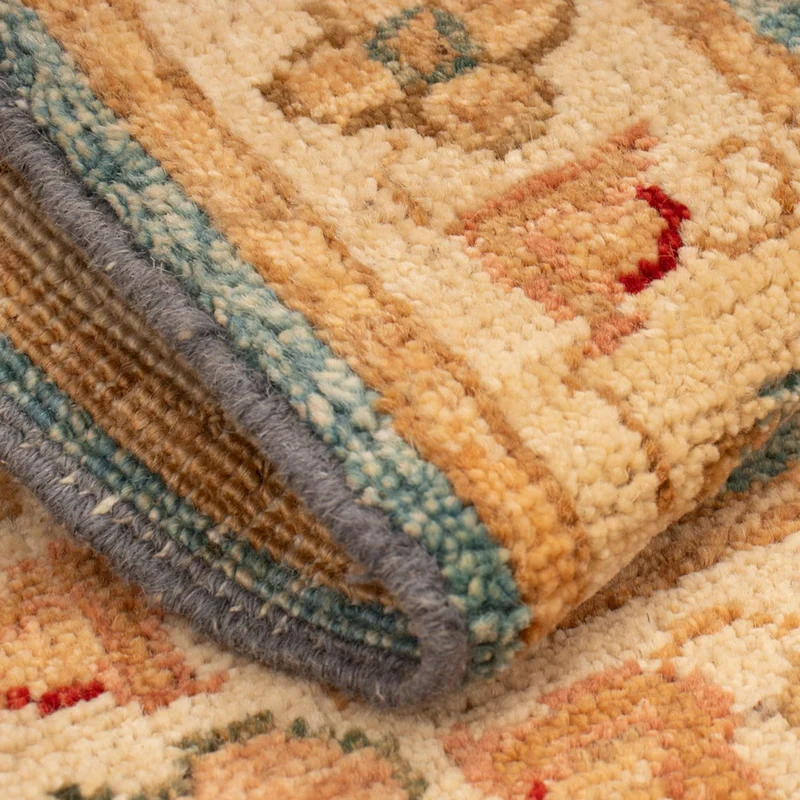 Ziegler Teppich 50x67cm - Orientteppich - türkis