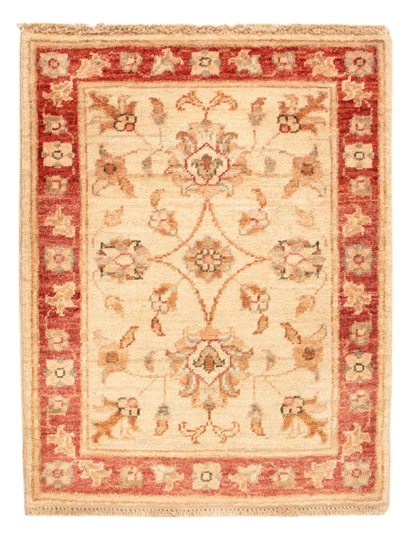 Ziegler Teppich 53x69cm - Orientteppich - beige