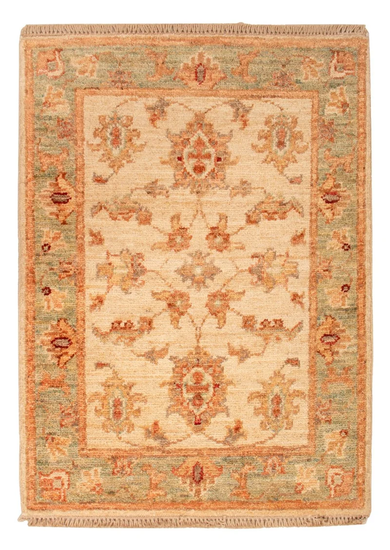Ziegler Teppich 52x70cm - Orientteppich - beige