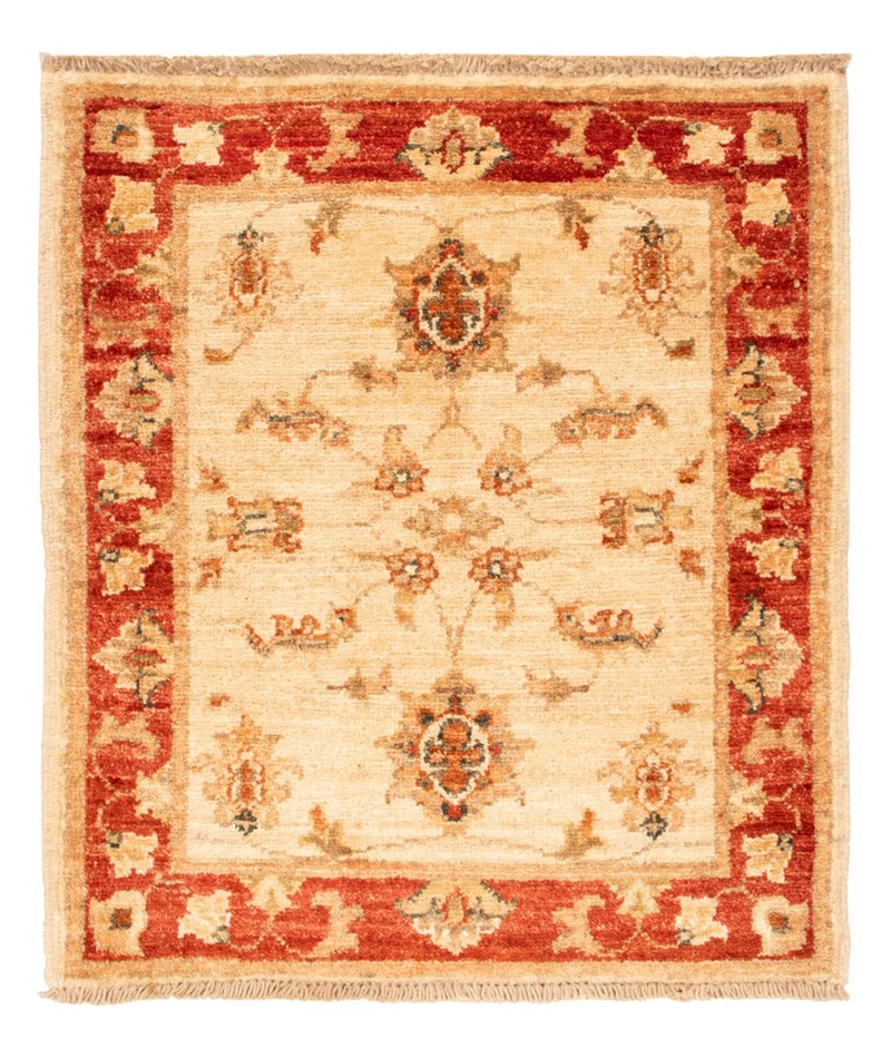 Ziegler Teppich 56x69cm - Orientteppich - beige