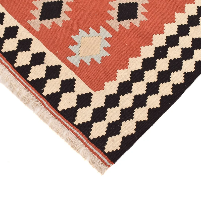 Kelim Fars Teppich 100x147cm - mehrfarbig