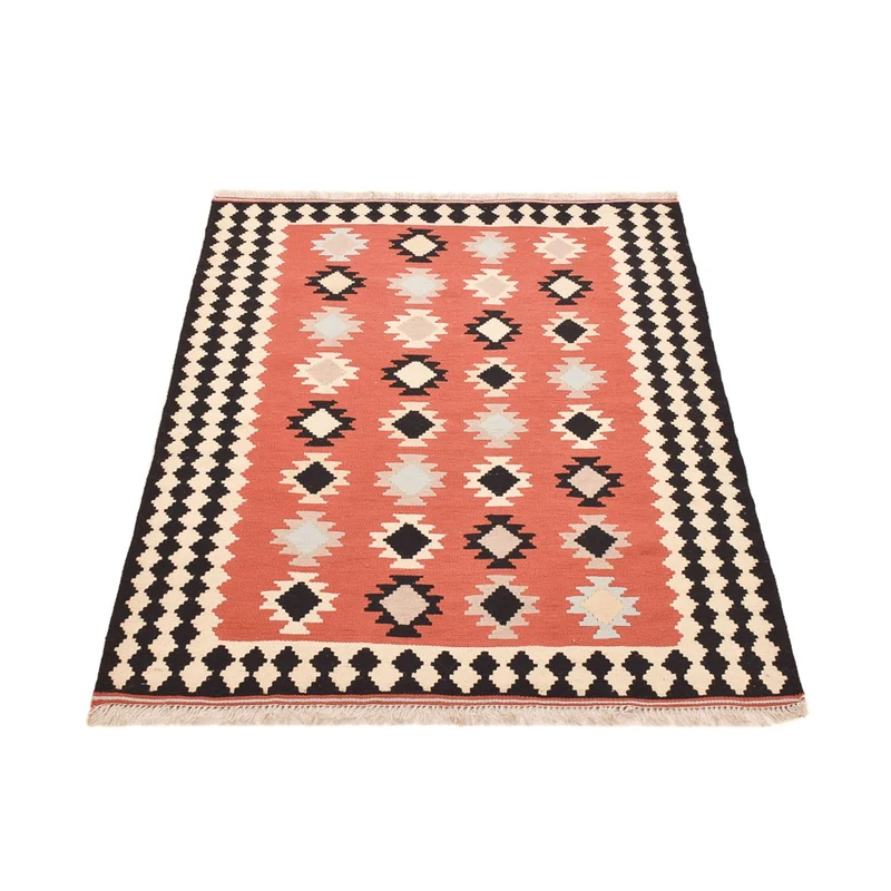 Kelim Fars Teppich 100x147cm - mehrfarbig