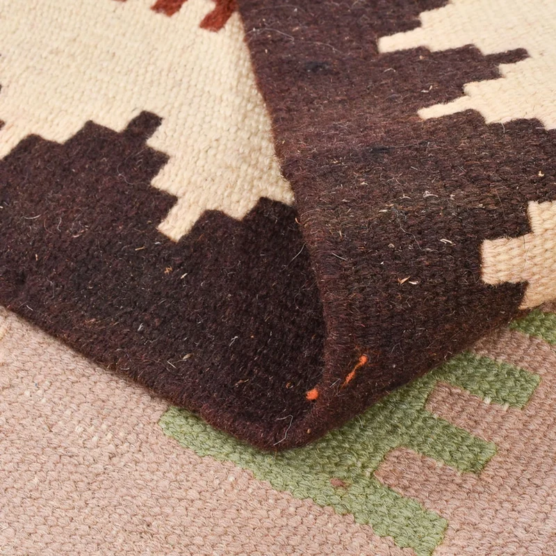 Kelim Fars Teppich 102x142cm - mehrfarbig