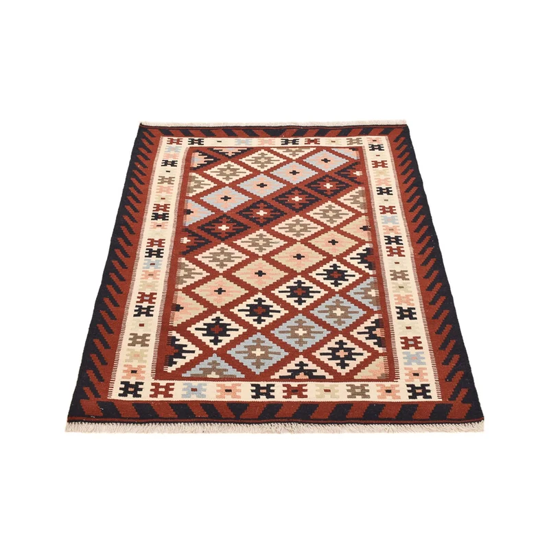 Kelim Teppich - Oriental - 102 x 146 cm - mehrfarbig