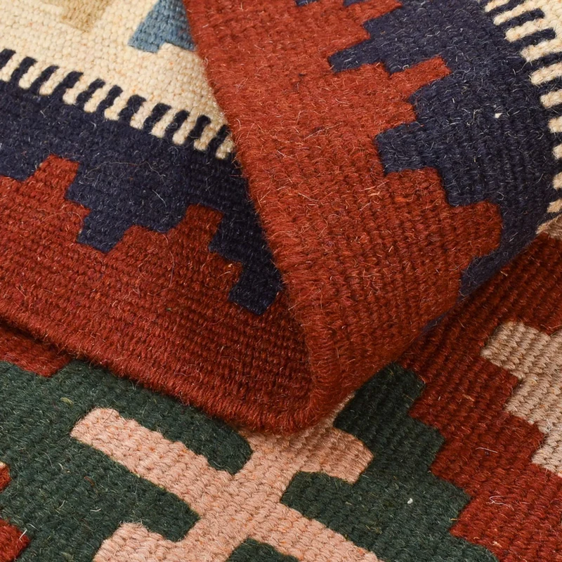 Kelim Fars Teppich 100x150cm - mehrfarbig