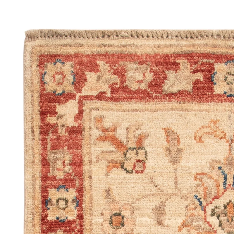 Ziegler Teppich 48x73cm - Orientteppich - beige
